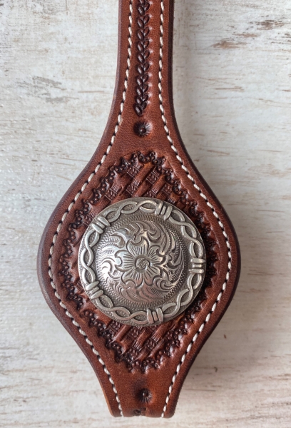 Barbed Wire Edge Concho antik in 3 Größen